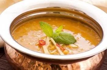 Soupe carottes et lentilles