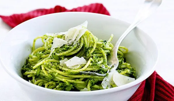 Pâtes au pesto de persil