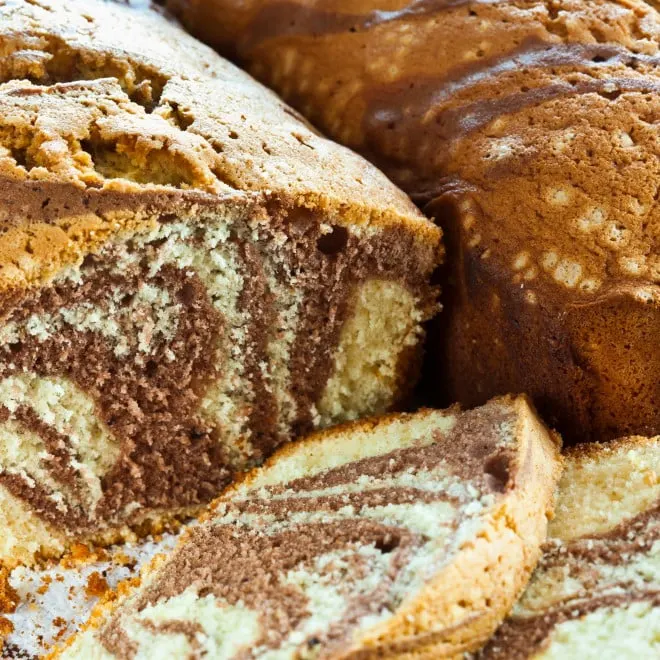 Gâteau marbré