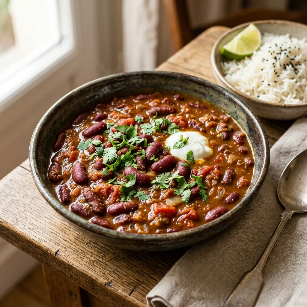 Rajma — curry de haricots rouges
