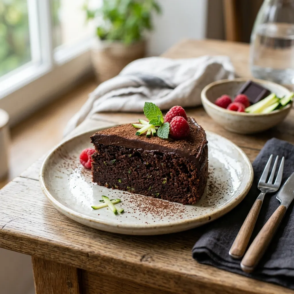 Gâteau au chocolat à la courgette