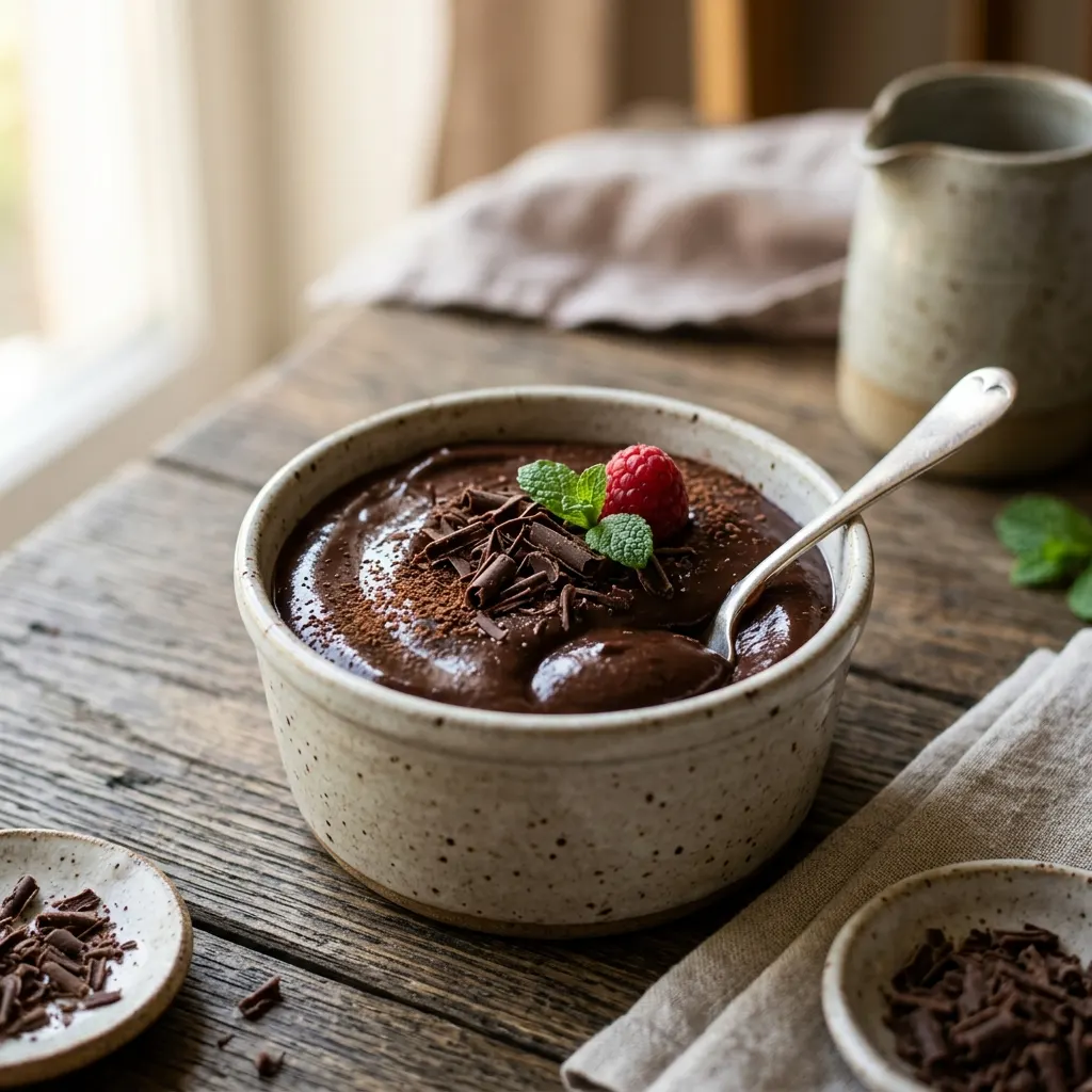 Crème dessert au chocolat sans lactose