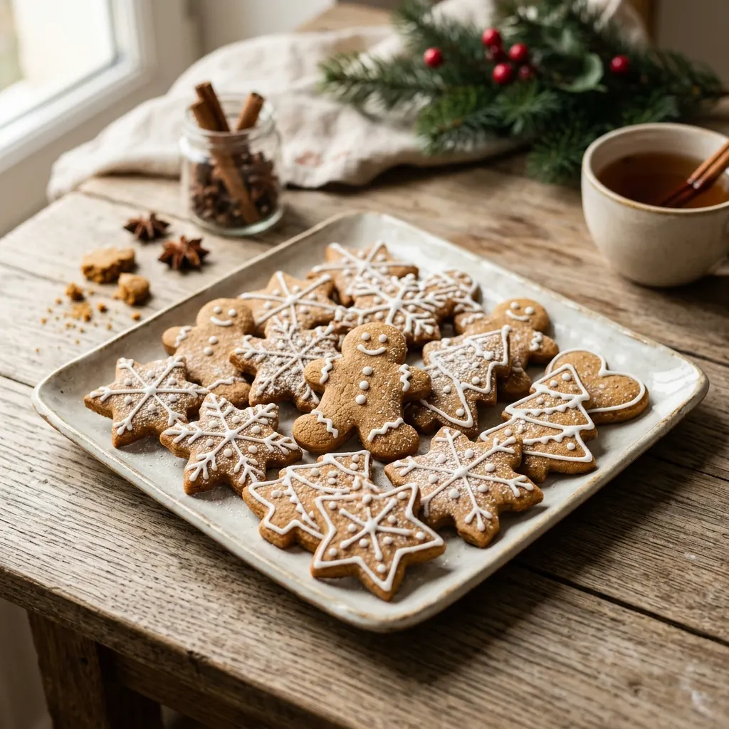 Biscuits de Noël au gingembre