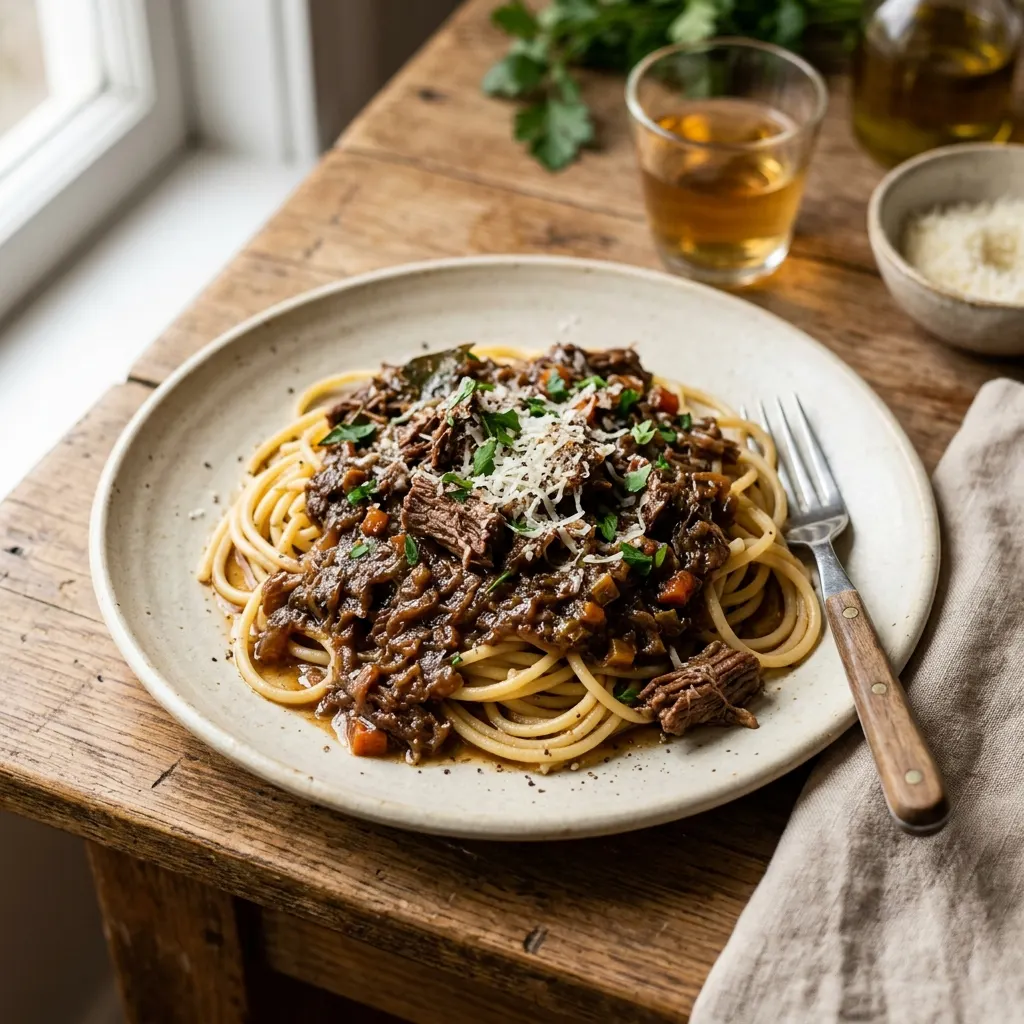 Sugo alla genovese — sauce napolitaine aux oignons confits et au bœuf