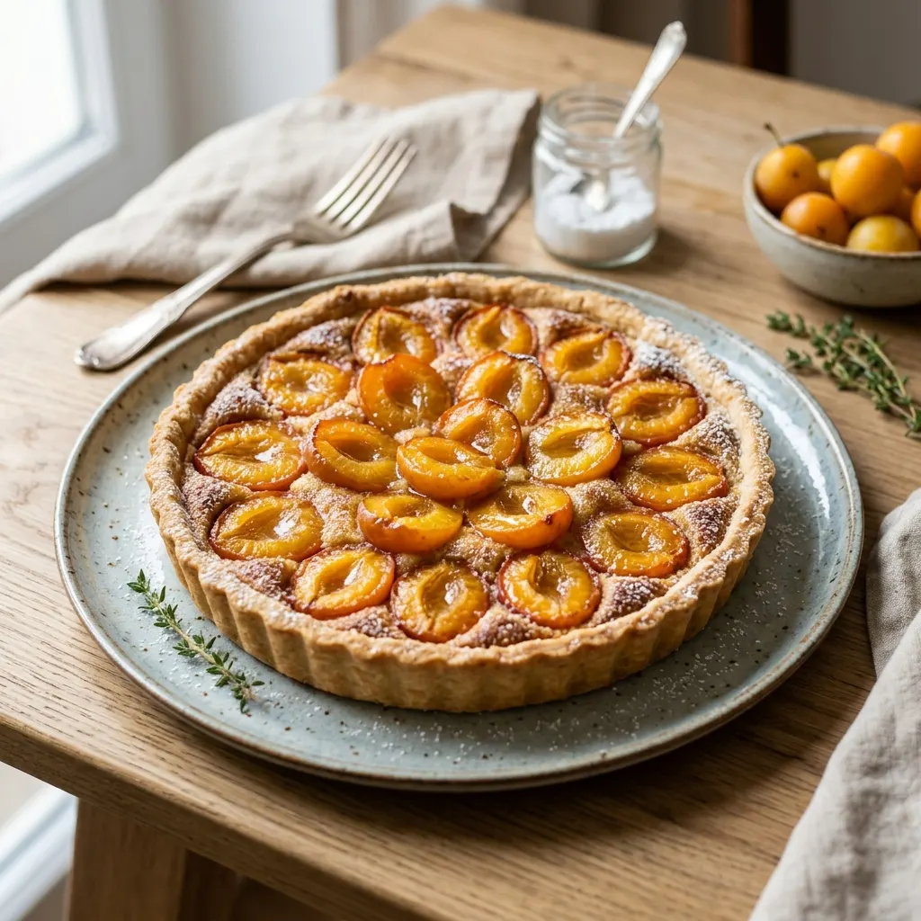 Tarte aux mirabelles