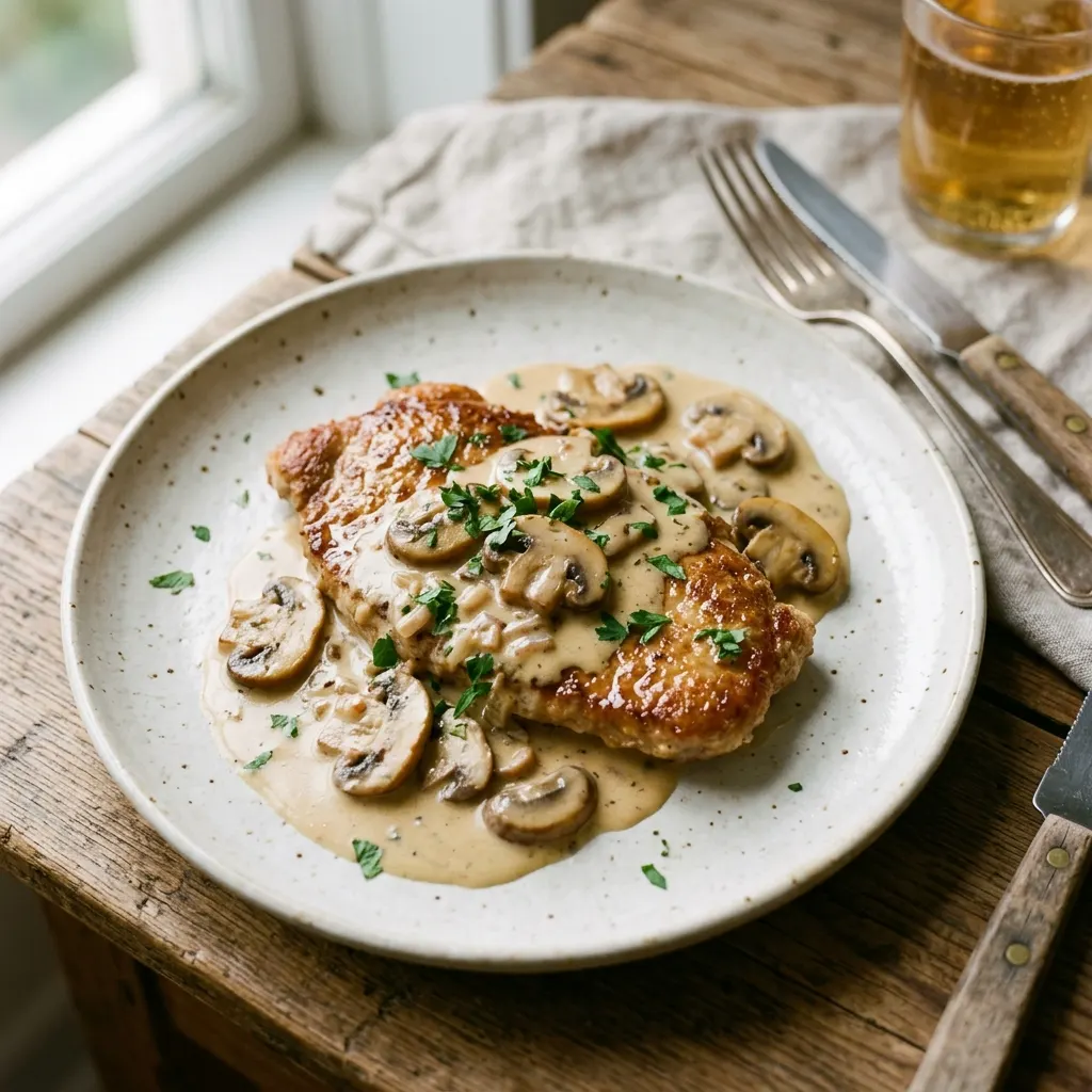 Escalope à la normande