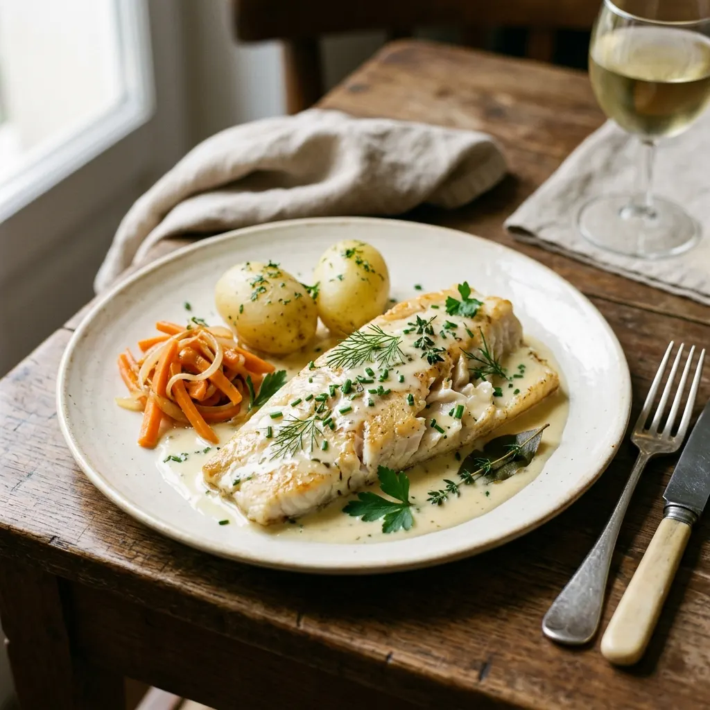 Brochet au beurre blanc