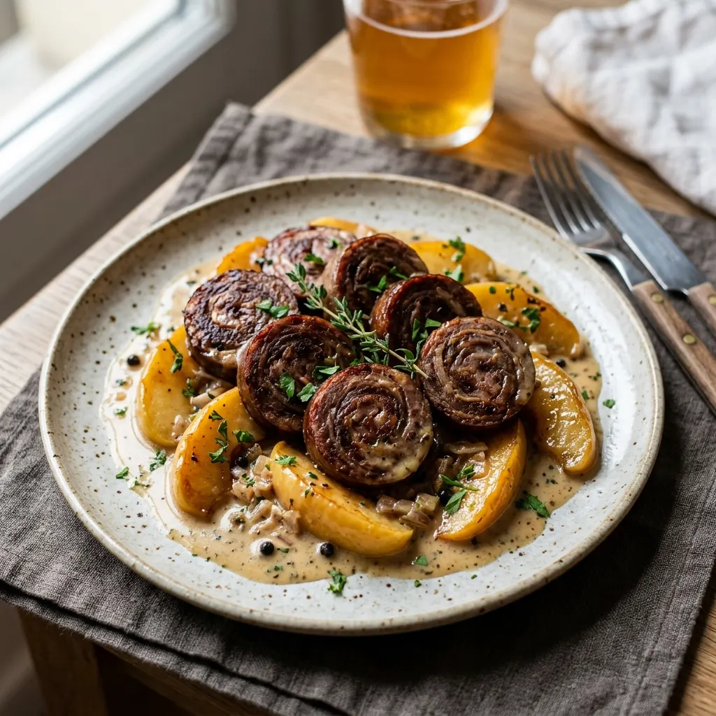 Andouille de Guémené aux pommes