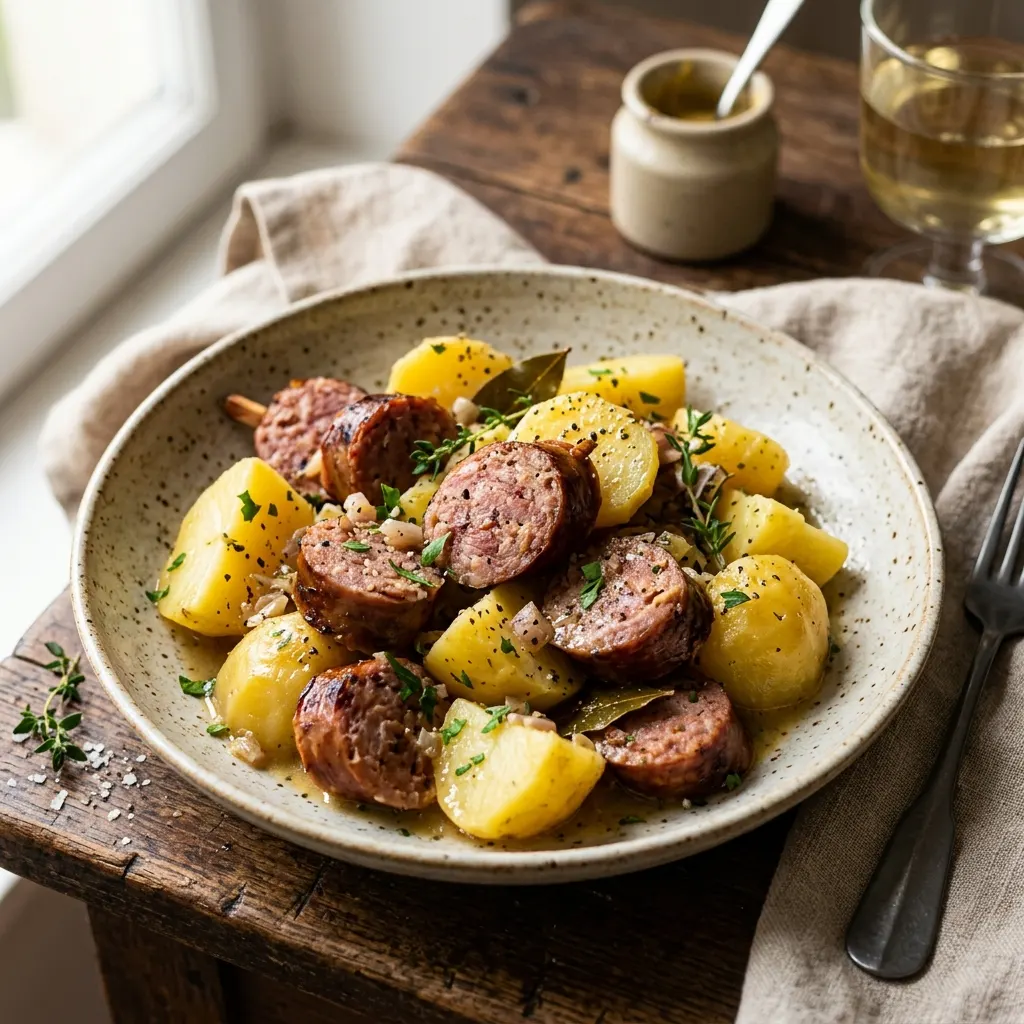 Saucisse de Morteau aux pommes de terre
