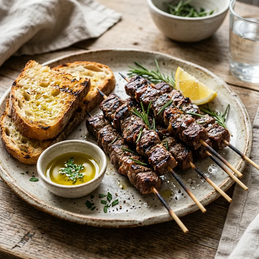 Arrosticini (brochettes de mouton des Abruzzes)