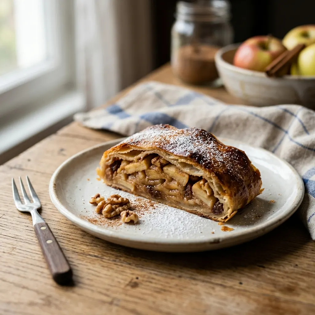Strudel di mele (strudel aux pommes du Trentin)