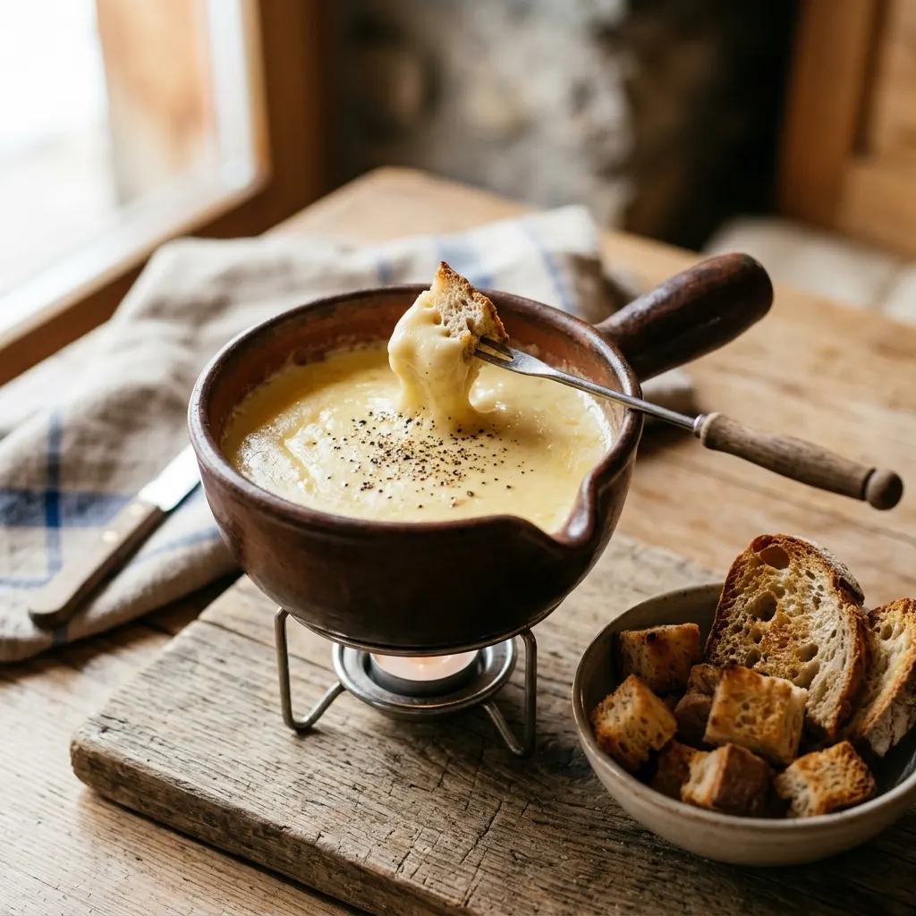 Fonduta valdostana (fondue à la fontine du Val d'Aoste)
