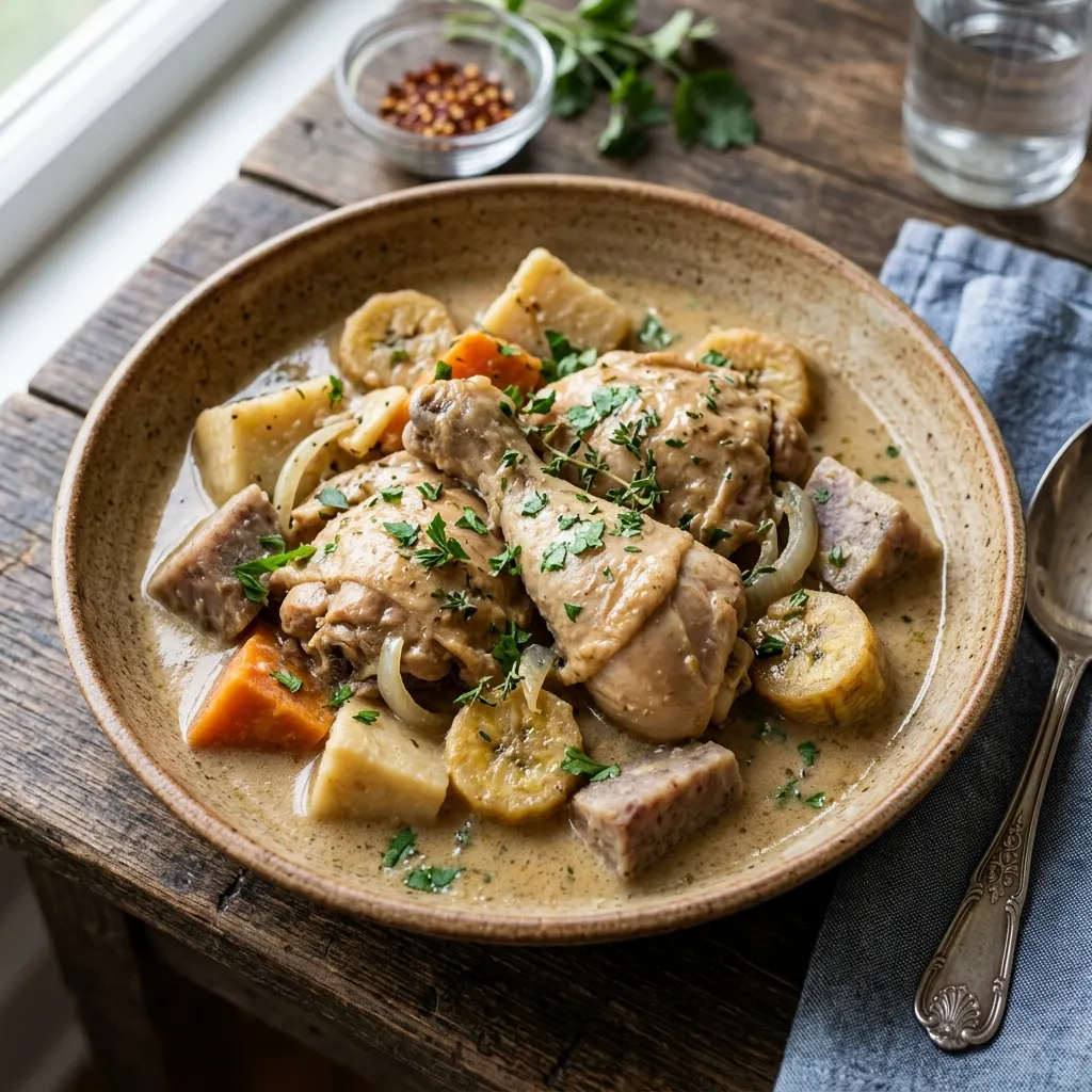Bougna kanak au poulet