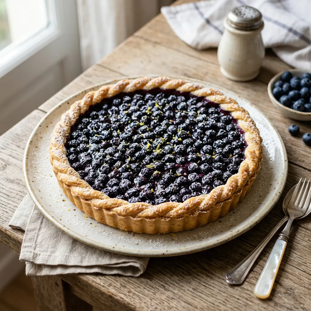 Tarte aux bleuets de l'archipel