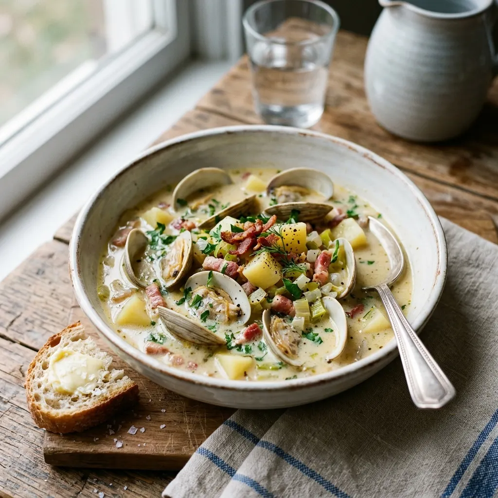 Chowder de palourdes de Saint-Pierre