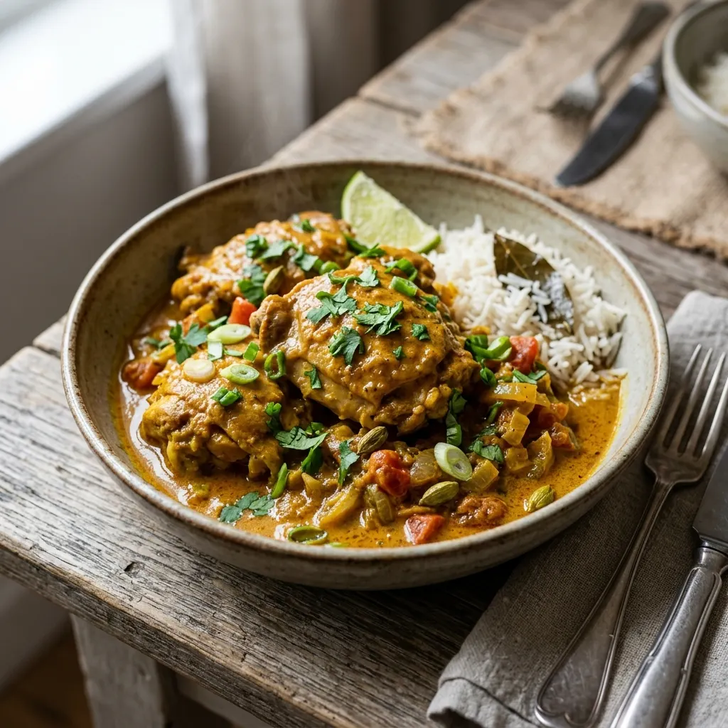 Poulet au coco mahorais