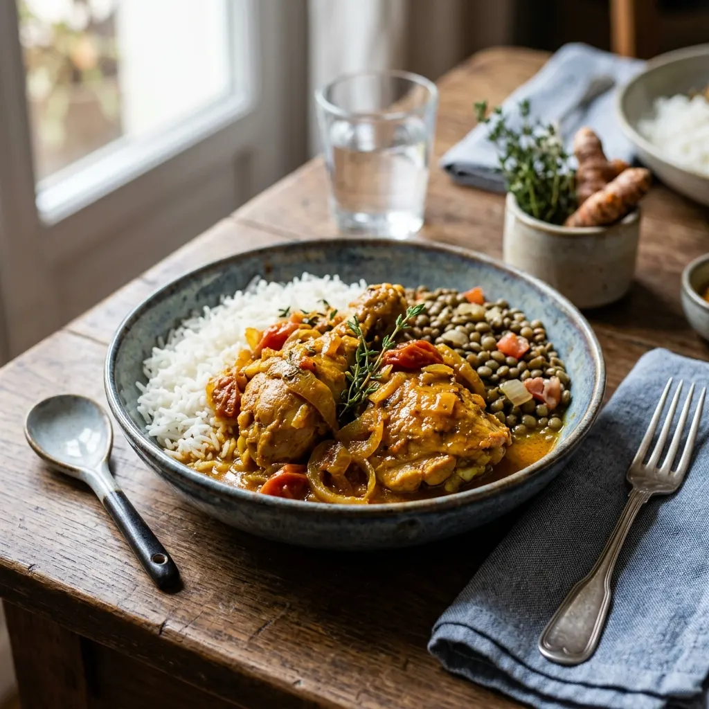 Cari de poulet réunionnais