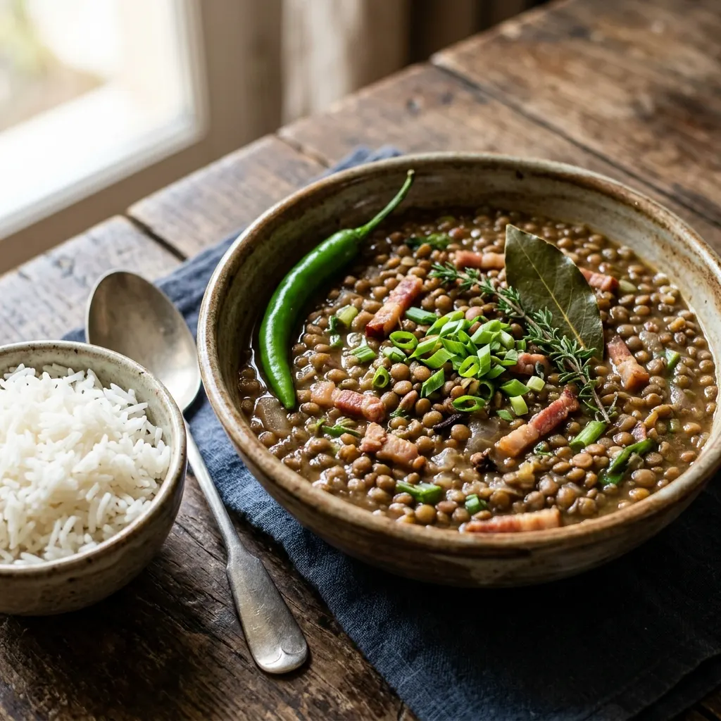 Lentilles à la créole