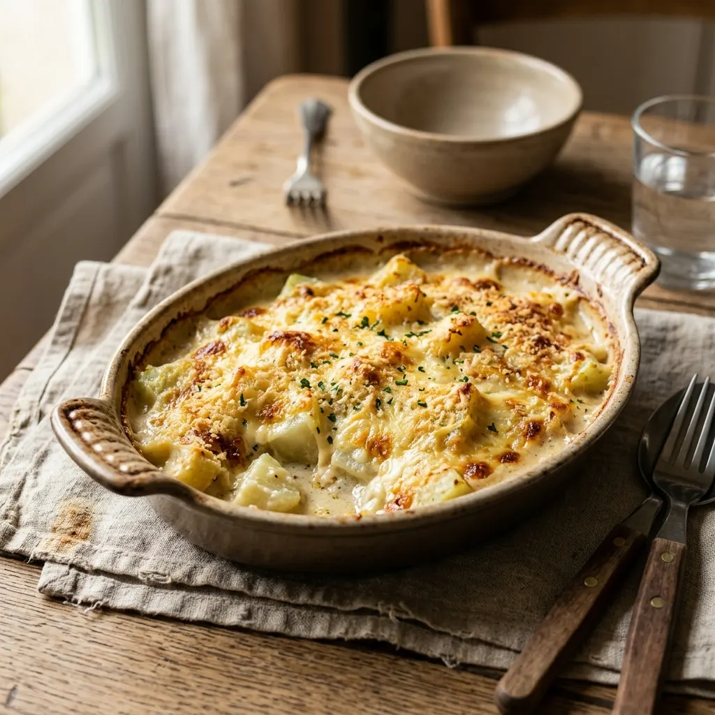 Gratin de christophines