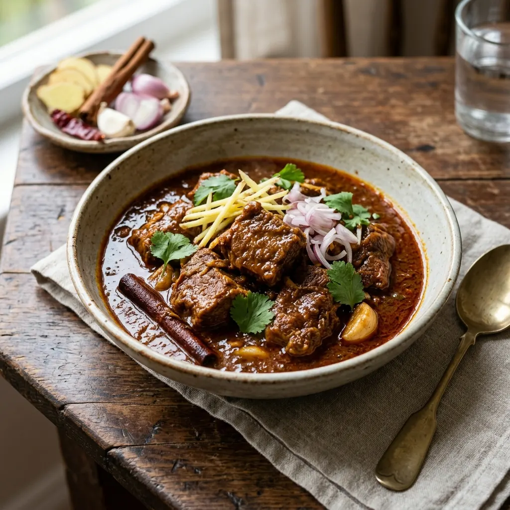 Gaeng hung lay (curry de porc du nord de la Thaïlande)