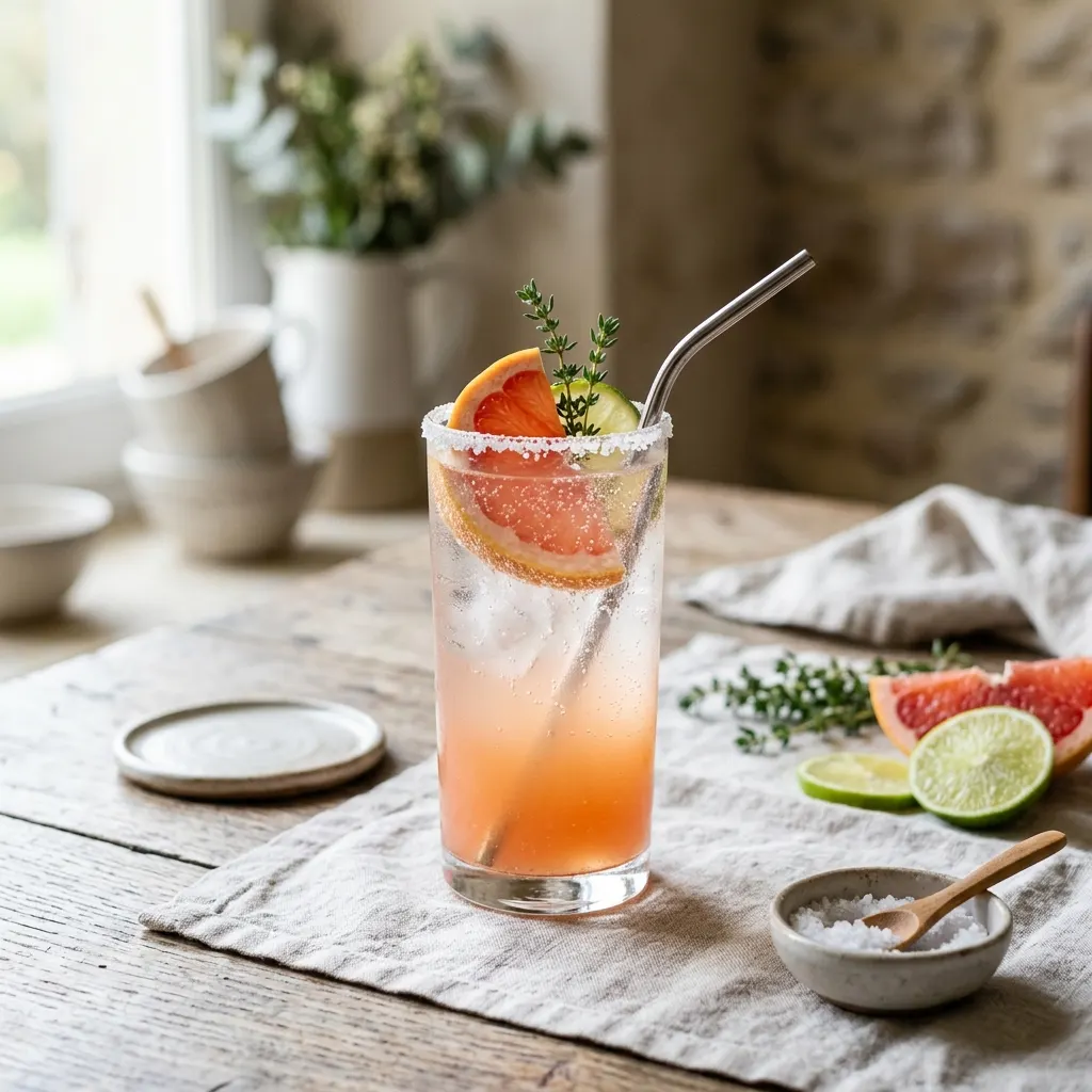 Virgin Paloma (pamplemousse, citron vert et sel)