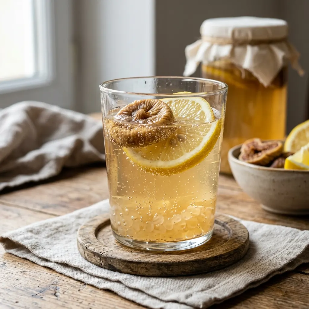 Kéfir de fruits au citron et à la figue