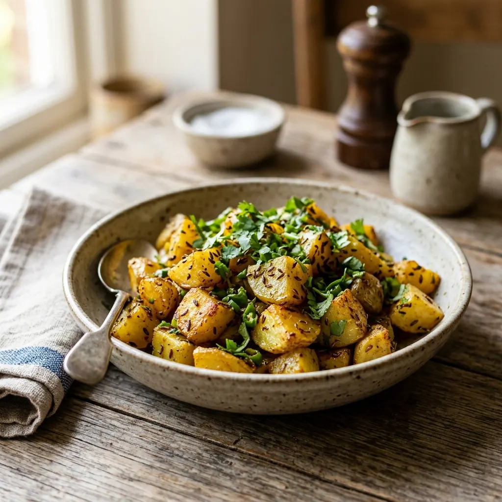 Jeera aloo (pommes de terre sautées au cumin)