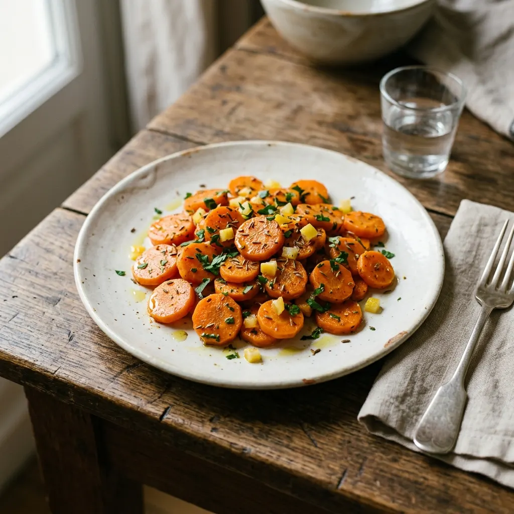 Carottes à la marocaine au cumin et au citron