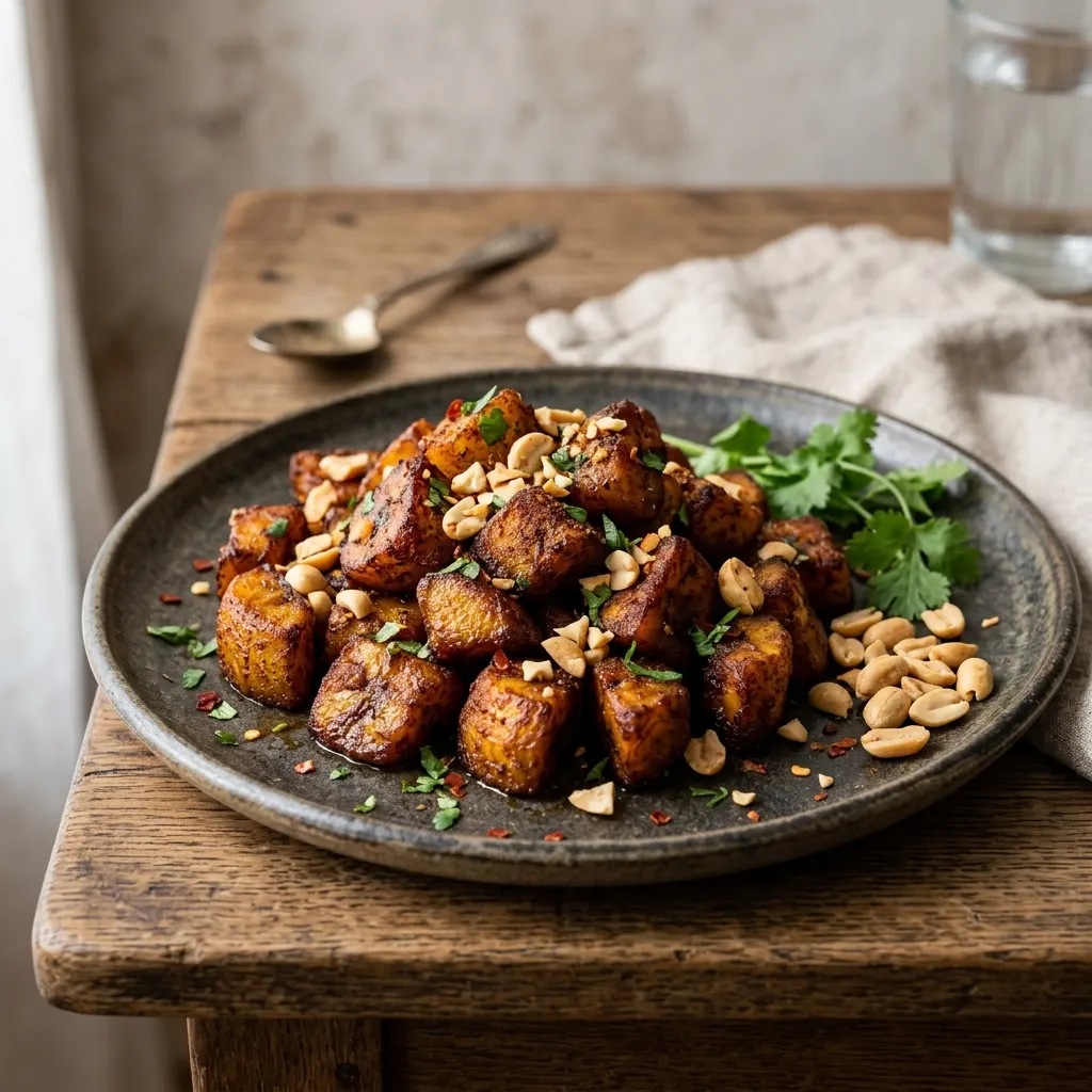 Kelewele (bananes plantains épicées ghanéennes)
