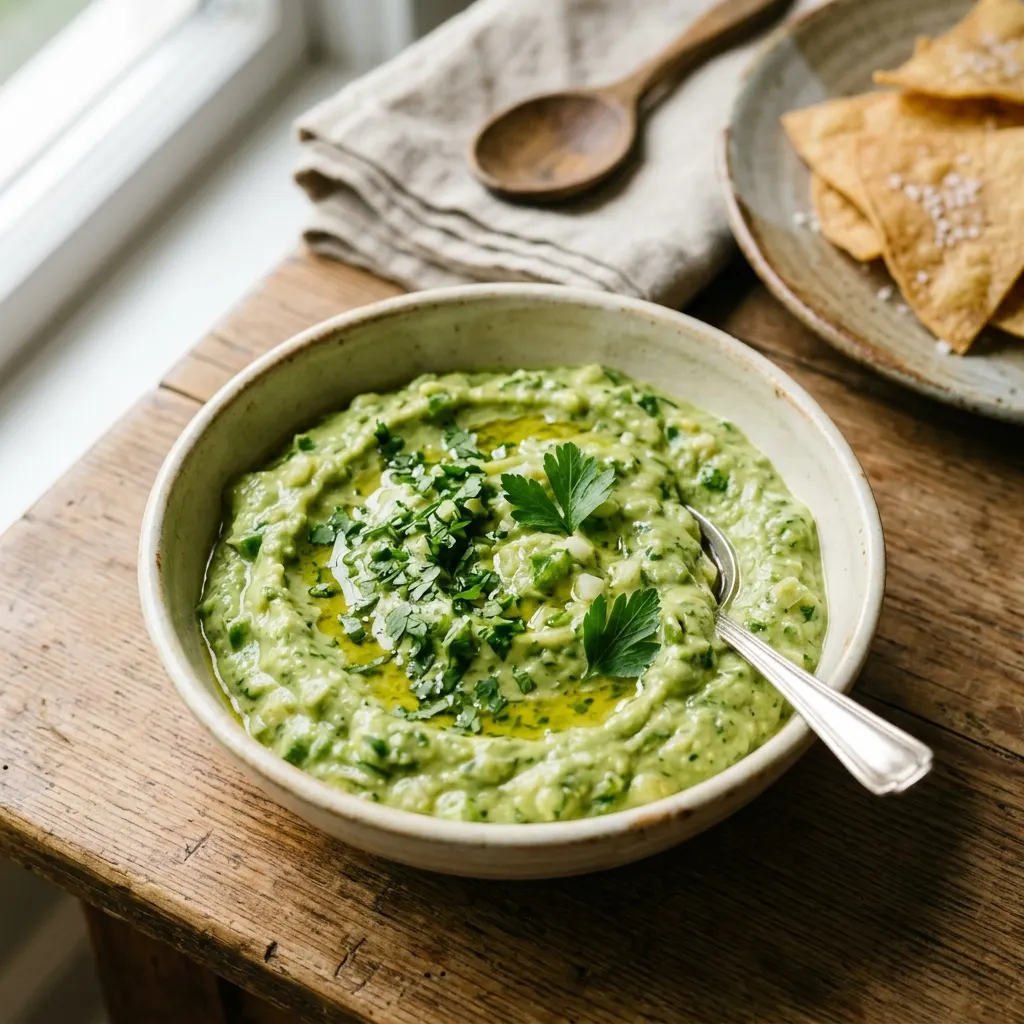 Guasacaca vénézuélienne (sauce avocat et herbes)