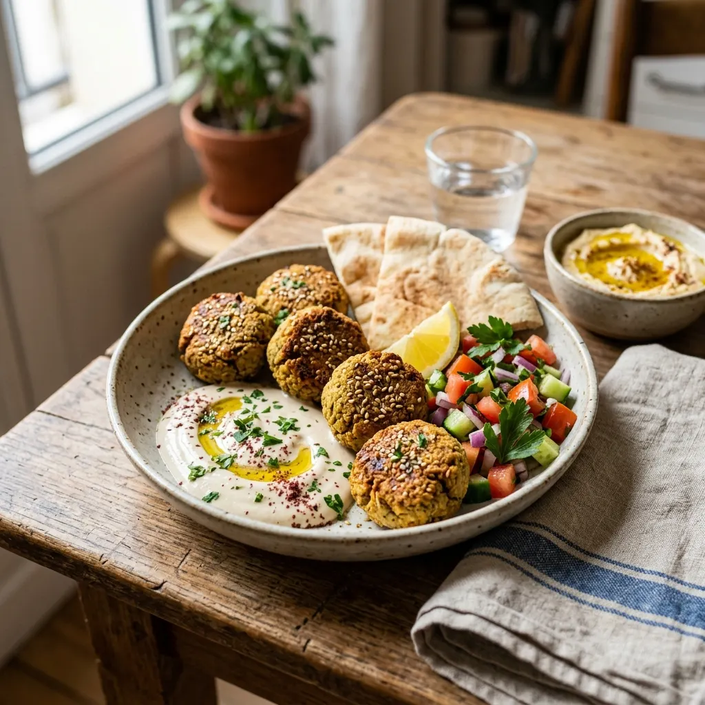 Falafels de fèves au four