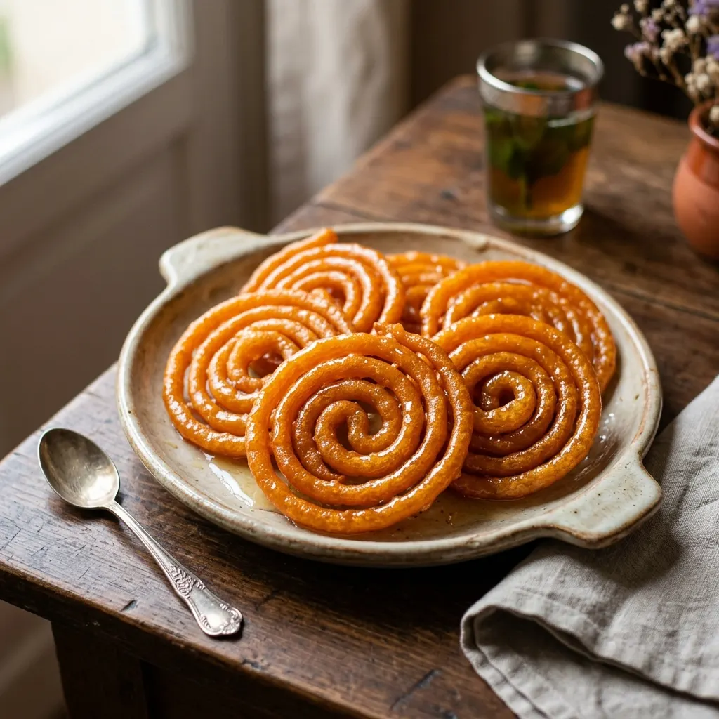 Zlabia (beignets maghrébins en spirale au sirop)