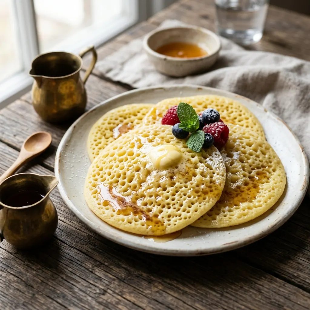 Baghrir (crêpes marocaines aux mille trous)