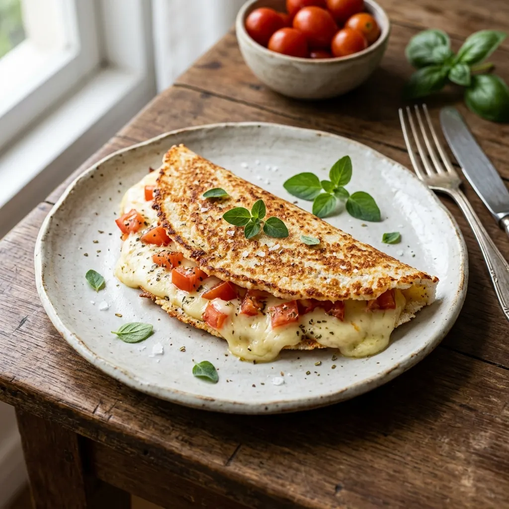 Tapioca recheada (galette de tapioca garnie au fromage)