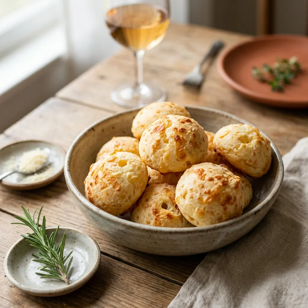 Pão de queijo (petits pains au fromage sans gluten)