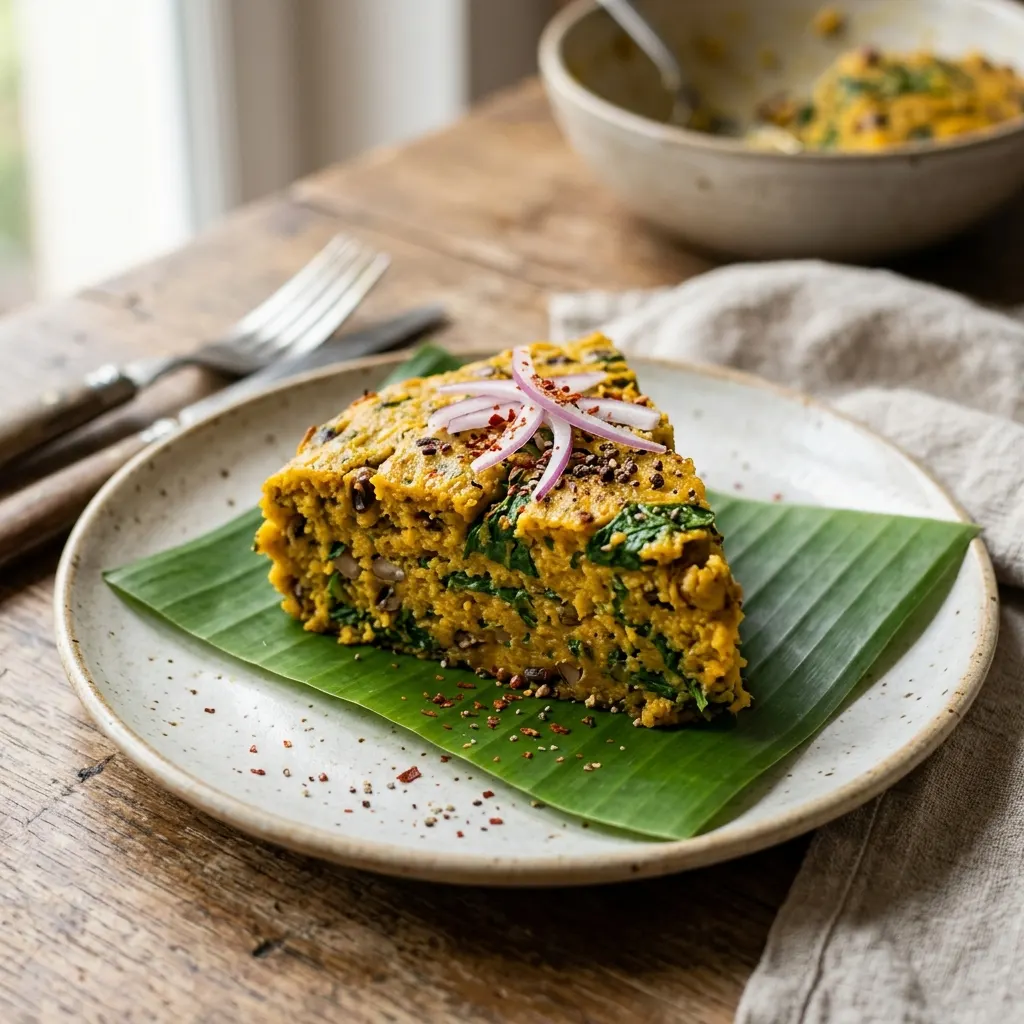 Koki (gâteau camerounais de haricots niébé à la vapeur)