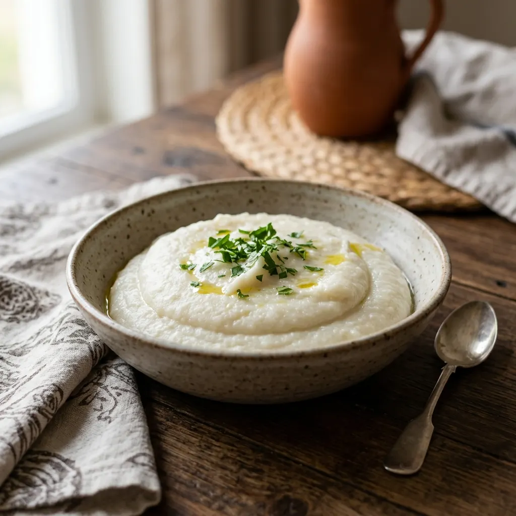Funge (pâte angolaise de farine de manioc)