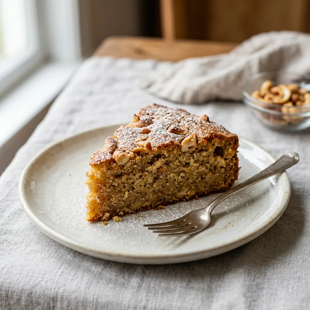 Bolo polana (gâteau mozambicain aux noix de cajou et à la pomme de terre)