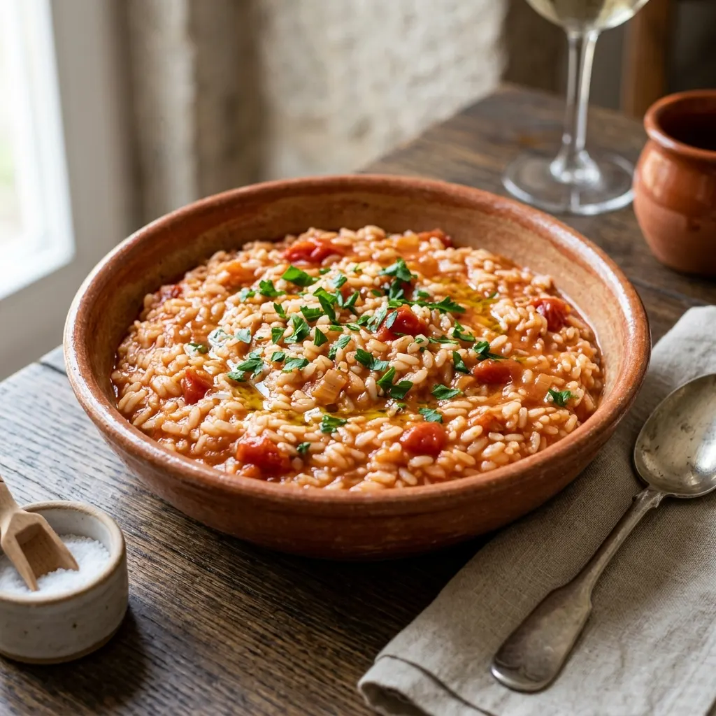 Arroz de tomate (riz portugais à la tomate)