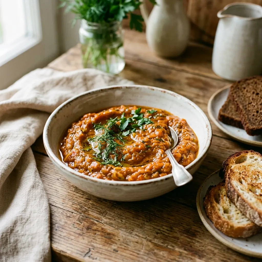 Ikra de courgettes (caviar russe de courgettes à la tomate)