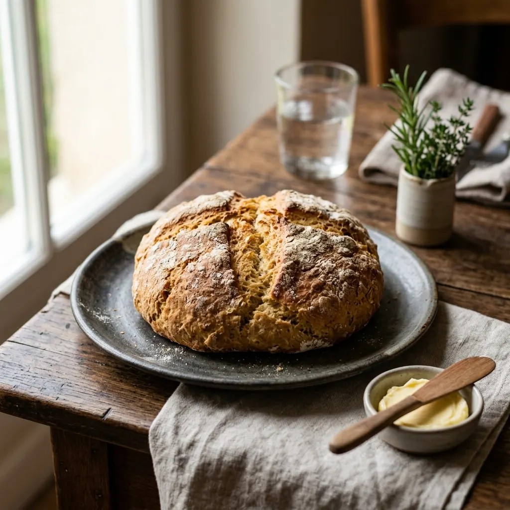 Damper (pain australien de brousse cuit sans levure)