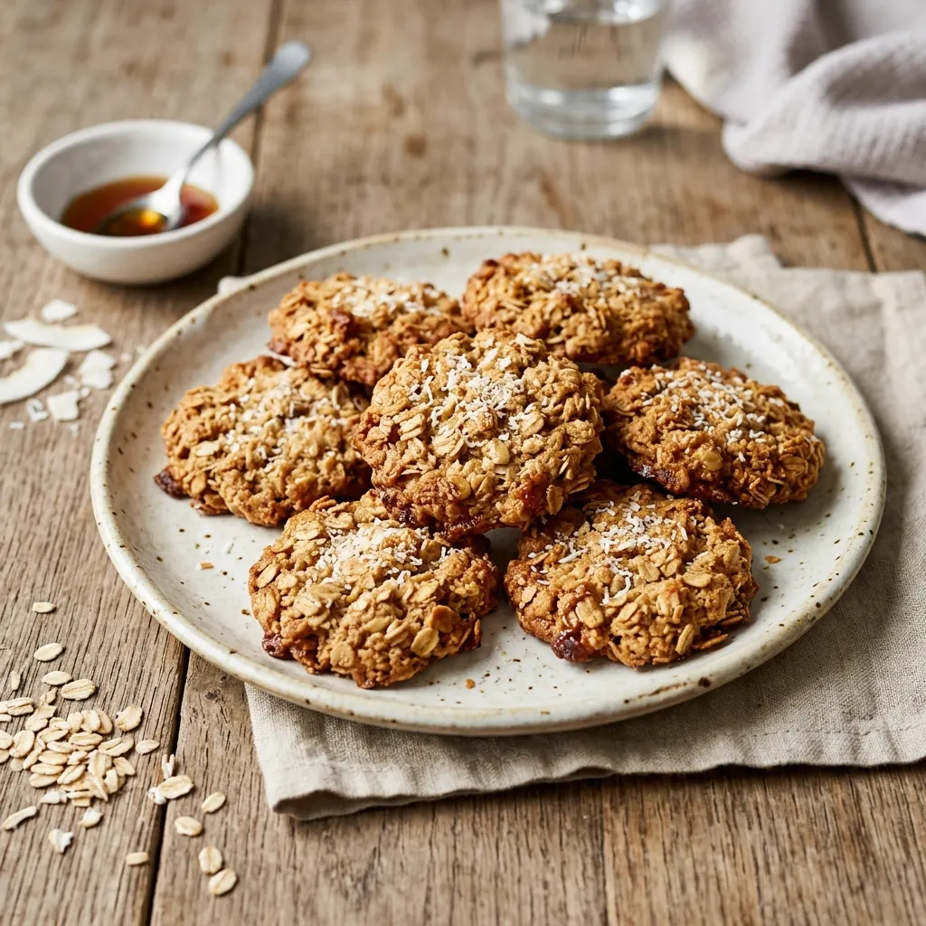 Anzac biscuits (biscuits australiens à l'avoine et à la noix de coco)