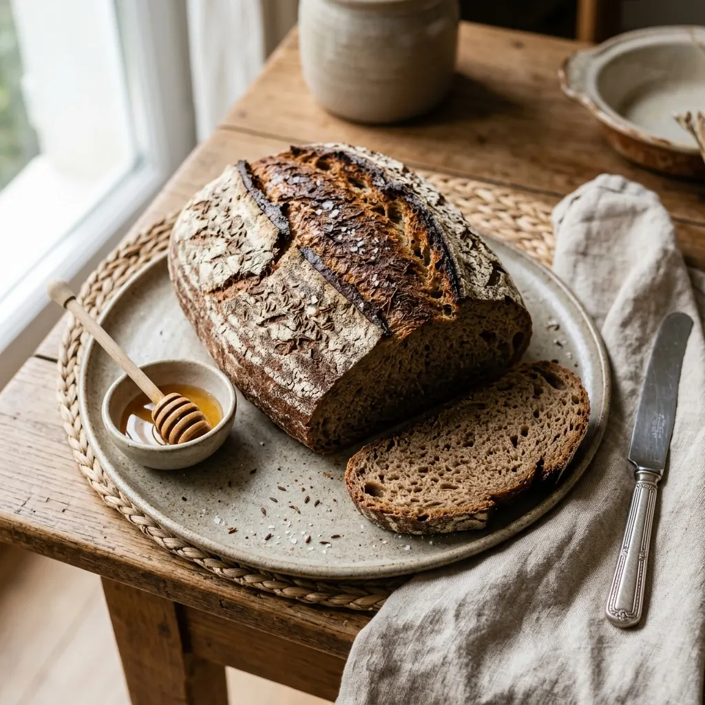 Pain de seigle au levain