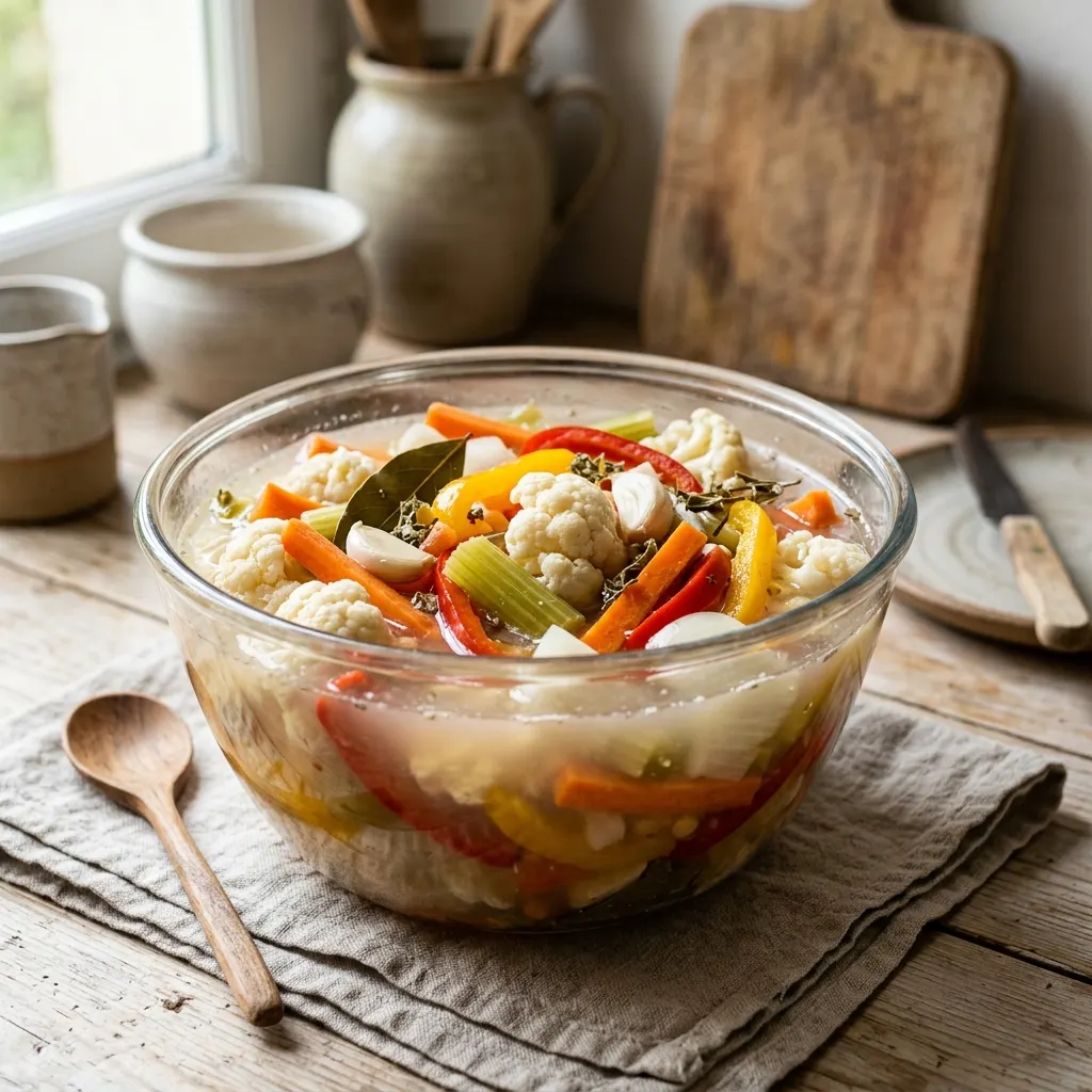 Giardiniera lactofermentée