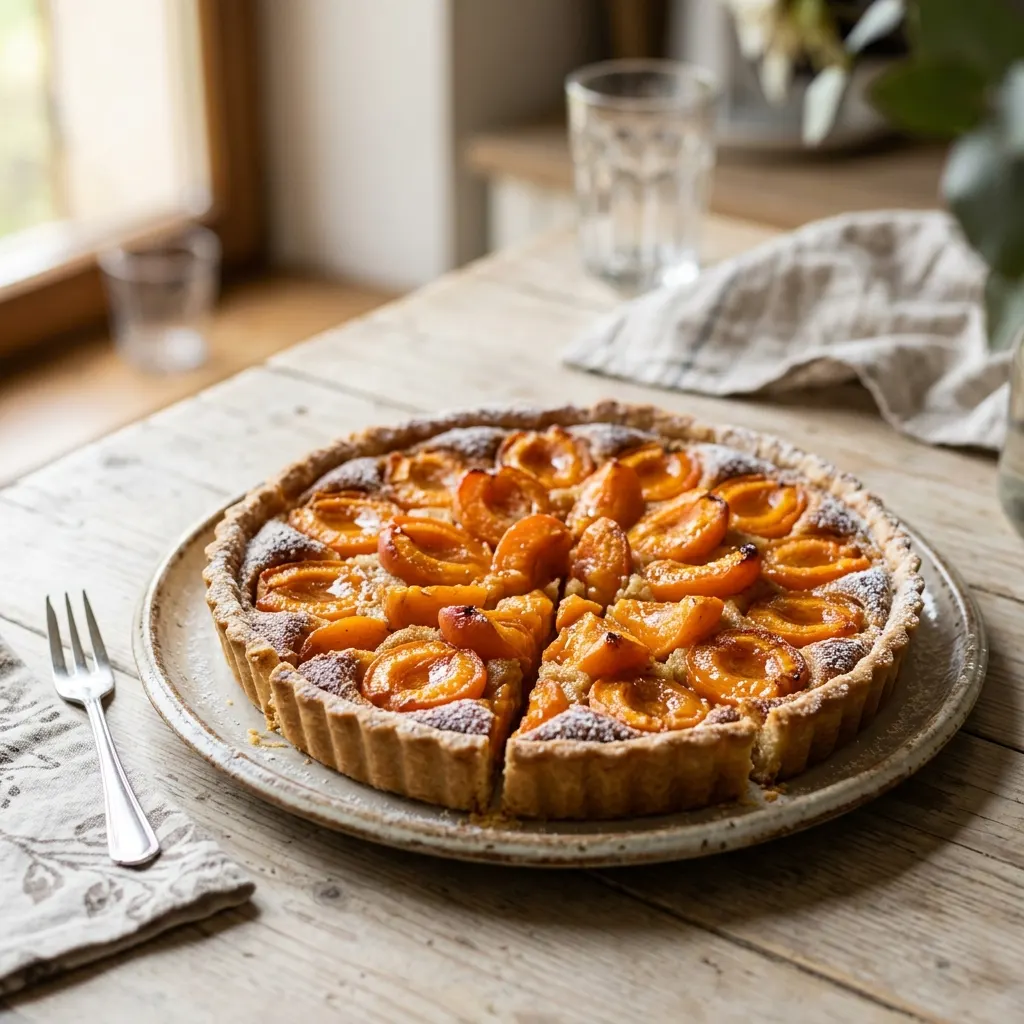 Tarte aux abricots