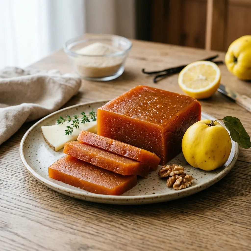 Dulce de membrillo (pâte de coing espagnole)