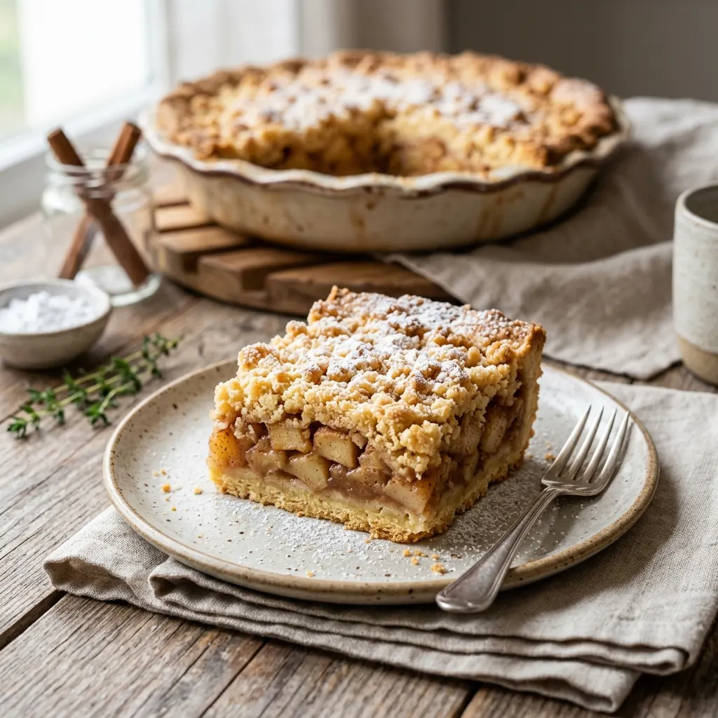 Szarlotka (tarte polonaise aux pommes et à la cannelle)
