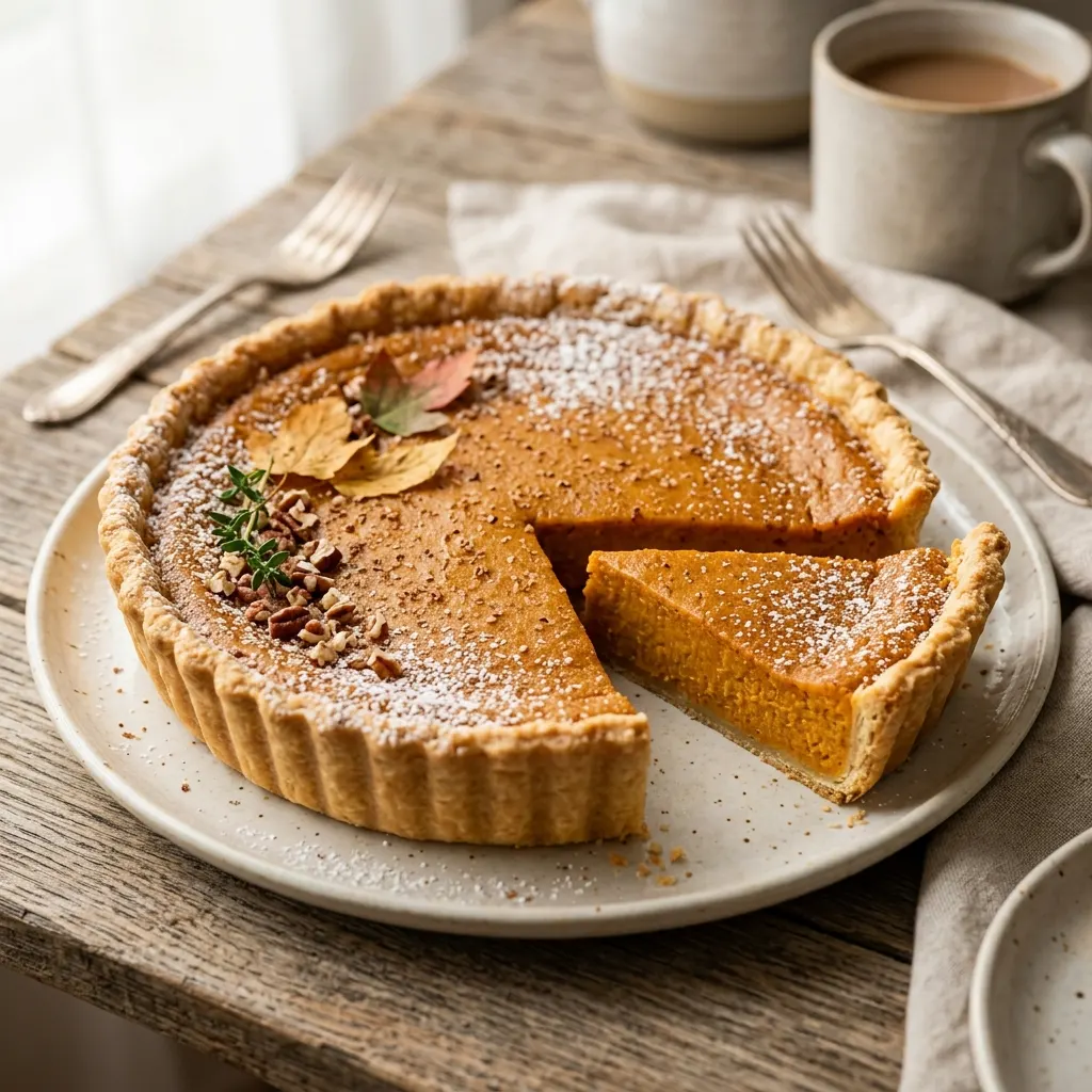 Sweet potato pie (tarte américaine à la patate douce)