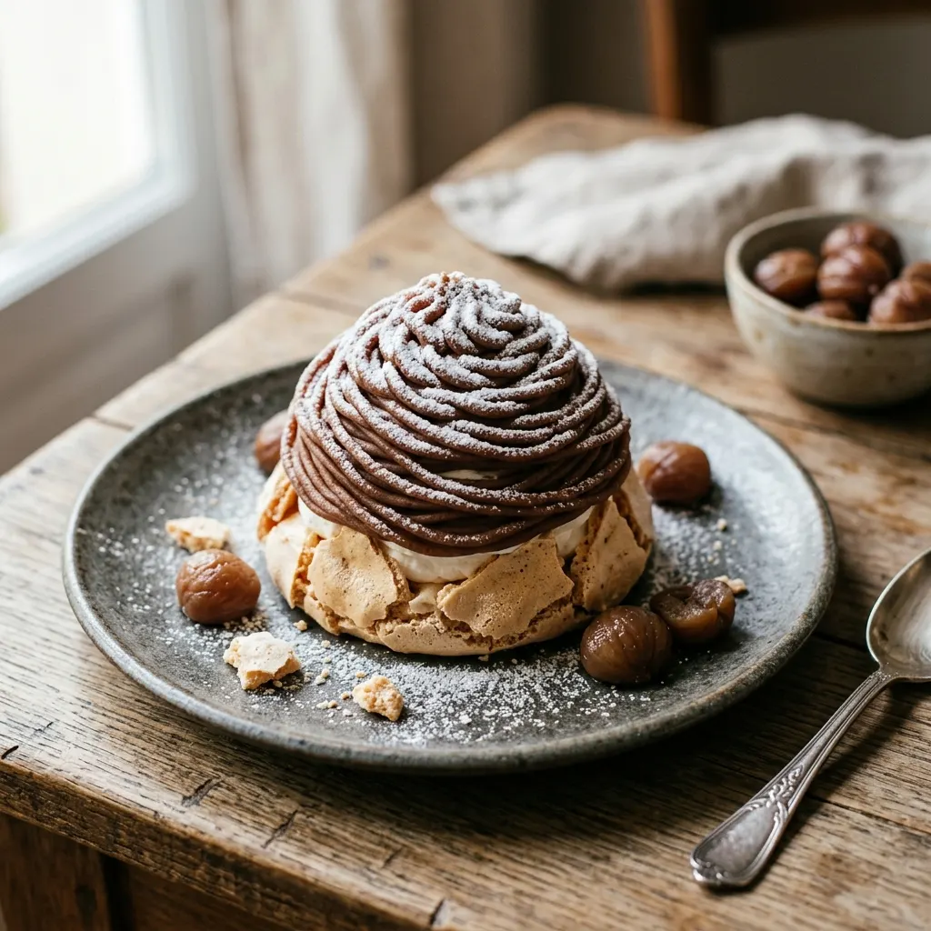 Mont-blanc aux marrons