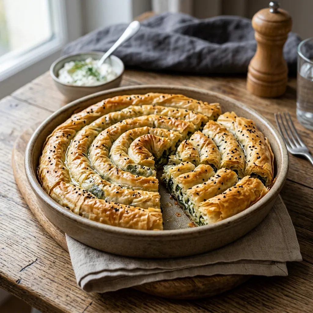 Zeljanica (burek bosnien aux blettes et au fromage frais)